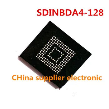 SDINBDA4-128G eMMC BGA153, 128 GB флаш памет Nand за телефон, чип за съхранение на данни, припаянные топката контакти