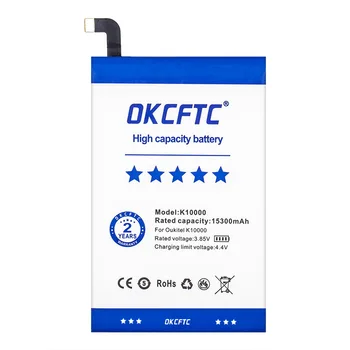 OKCFTC Нова висококачествена истинска резервна батерия с капацитет 15300 ма за Oukitel k10000 OKCFTC Нова висококачествена истинска резервна батерия с капацитет 15300 ма за Oukitel k10000 1