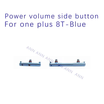 1 Комплект страничните бутони за регулиране на силата на звука + бутон захранване за Oneplus 8T Подмяна на резервни части за клавиатура и с бутон за изключване на звука 1 Комплект страничните бутони за регулиране на силата на звука + бутон захранване за Oneplus 8T Подмяна на резервни части за клавиатура и с бутон за изключване на звука 2