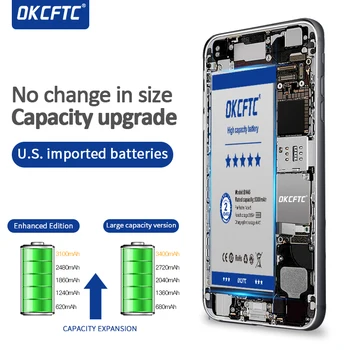 OKCFTC Нова висококачествена истинска резервна батерия с капацитет 15300 ма за Oukitel k10000 OKCFTC Нова висококачествена истинска резервна батерия с капацитет 15300 ма за Oukitel k10000 3