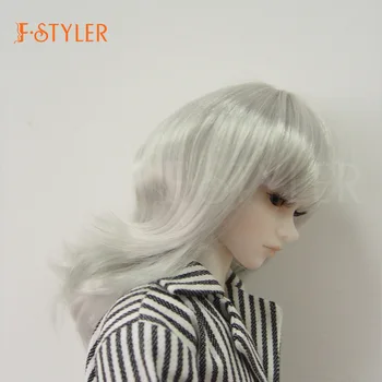 1/3 1/4 1/6 1/8 дълъг стил BJD мек мохеровый куклен перука различни цветове Аксесоари за коса в наличност