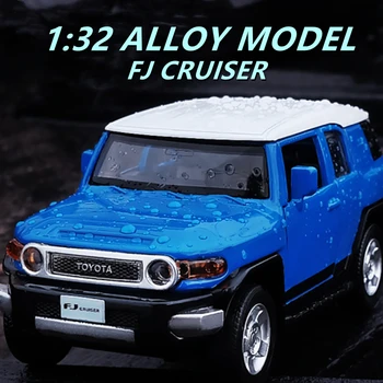 1:32 TOYOTA FJ CRUISER Модел легкосплавных автомобили, произведени под налягане, метални играчки превозни средства, колекция от модели автомобили, имитация на детска играчка, подарък