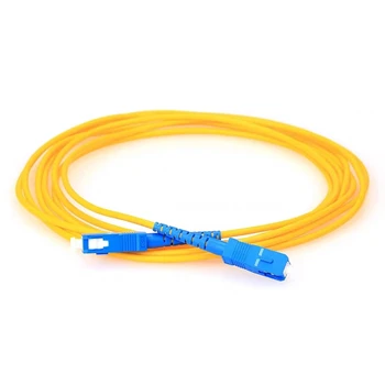 1-5 M 10 бр. SC/UPC-SC/UPC-SM 3 мм и Оптичен кабел от Однорежимный Удължител Пластир кабел Директна доставка SC UPC оптичен кабел