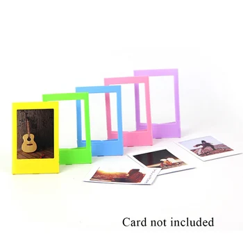 1 бр. рамки за мини-албум Instax Цветна рамка за снимки мини-картичка с името на Притежателя за снимки Украса на работния плот подарък