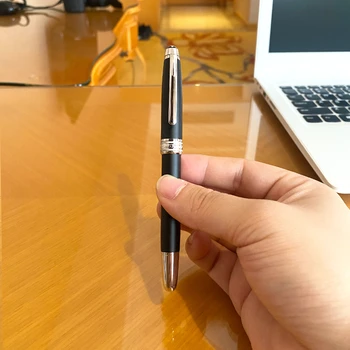 100% чисто нов Луксозен черен класически писалка с химикалка за подпис, офис и ученически пособия за писма, канцеларски материали 55145