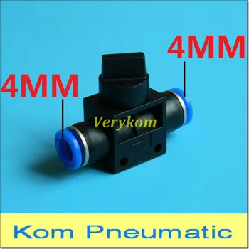 100X Универсален Клапан за регулиране на скоростта на потока HVFF Пневматичен 4 мм Маркуч За Бързо Подаване на Въздух С Ключа PHV-04 HVFF-4 HVFF-04