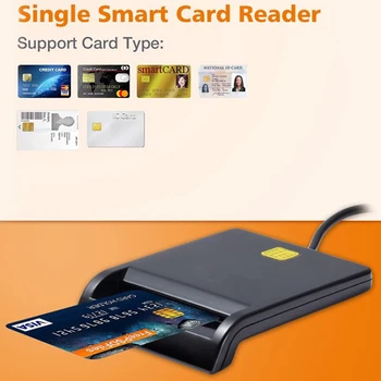 1бр USB Четец за смарт карти micro SD/TF карта памет ID Банка д-DNIE dni citizen сим cloner жак адаптер Id Card Reader