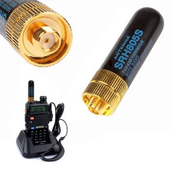 1бр Мини SRH-805S 5 см SMA-F Дамски Двухдиапазонная Антена 50 Ω за BAOFENG UV-5R BF-888S Радио SRH-805S Антена 10 W