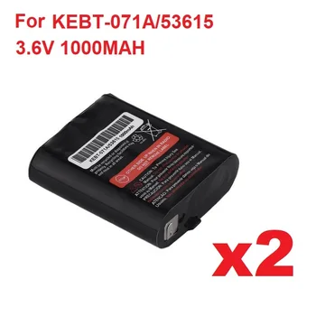 2 БР. Акумулаторна батерия за радиостанция 3,6 За 1000 ма за MOTOROLA KEBT-071A 53615 KEBT-071-B EM1000R FV500 T5410 T5700 FV600 Акумулаторна батерия