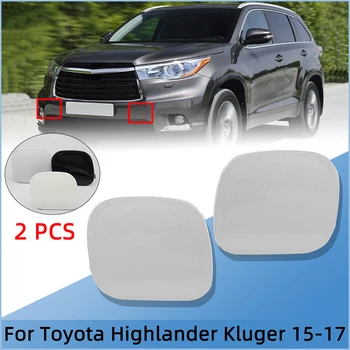 2 бр. За Toyota Highlander Kluger 2015 2016 2017 Предна Броня Теглене на Кутията на Куката За Очите Шапки Теглене на Кутията на Куката на Теглича Гарнитура Теглене
