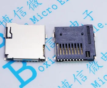 20 броя 9-пинови конектори за карти Micro SD, размер 14 * 15 мм, тесте карти TF, подходящи за телефон, таблет, на дъщерния прозорец за навигация в кола