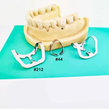 20 броя стоматологични гумени щипки #44 Безкрили предни зъбчета B4 212 # и # B4, за да двойни остри зъби