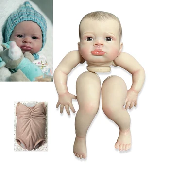 20-инчов размер на готовите кукли Lanny Reborn Бебе, вече боядисана, реалистични меки на допир гъвкави готови детайли за кукли, директна доставка