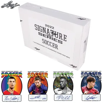2022 Leaf Signature Series Футболно Хоби Messi C Ronaldolimited Пеле Подпис Футболна Са Подбрани Картичка На Феновете Подарък За Рожден Ден