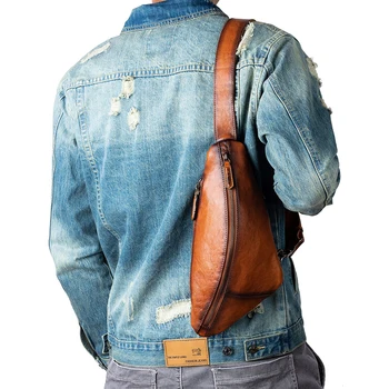 2022 Автентични мъжки чанти през рамо в ретро стил, мъжки нова чанта, чанта-месинджър от телешка кожа, дамски чанти, мъжки раница ръчно изработени от кожа през рамо