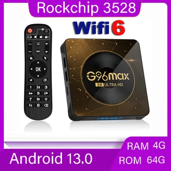 2023 13 Android Tv Box G96 Max Google Voice Ота Смарт конзола Android13 RK3528 двойна лента 2,4 G и 5,8 G мултимедиен плейър Wifi6 BT5.0