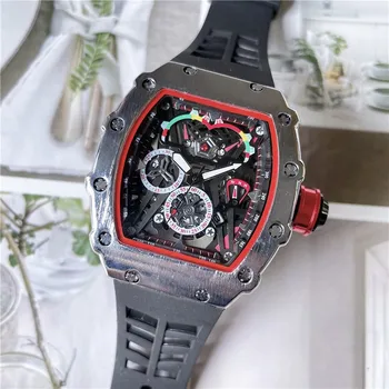 2023 Reloj Hombre Покритие Дизайн на Керамична маслена обвивка RM кварцов механизъм часовници бизнес кварцов часовник