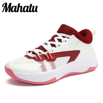2023 Мъжки дамски баскетболни обувки, маратонки, дишащи обувки за тенис голям размер 45, zapatillas mujer homme, спортни маратонки за бягане
