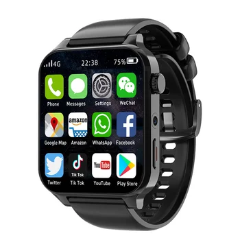 2023 Новите смарт часовници за мъже и жени, IP67, водоустойчива, двойна система Android + спортен режим, реалната честота на сърдечната честота, с двойна камера, с телефонно обаждане, умни часовници