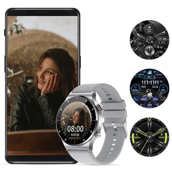 2023 Новите Смарт часовници с Bluetooth, се призовава за Samsung Galaxy A73 Motorola Moto E6, Мъжки, Изцяло Сетивни, Спортни, Фитнес, Водоустойчив, Сърдечната Честота