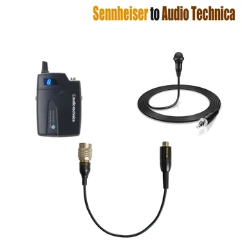 3.5 мм кабел към hirose за петличного микрофон Sennheiser, предавател безжичен система audio technica atw2110 atw2120