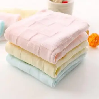30 см Меко памучно впитывающее детско кърпи за баня, гъба за хранене, кърпа за лице