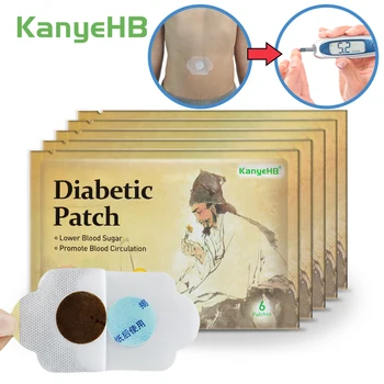 30шт = 5 пакетчета Ново записване, диабетический помощ, стабилизира баланса на нивата на кръвната захар, глюкоза в кръвта, лечение на диабет, A605