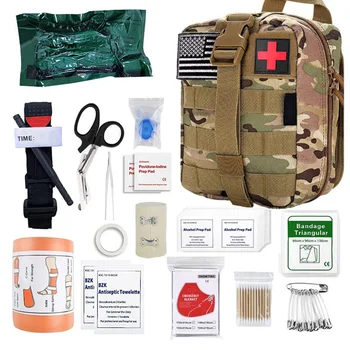 46 Теми, комплект за оцеляване, Molle IFAK, комплекти за външно оборудване, травматологическая чанта за къмпинг, лов, туризъм, дома, автомобила