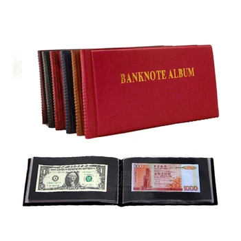 5 бр./лот OEM 40 дупки ръкави Албум за банкноти, албум за защита на събиране на хартиени пари