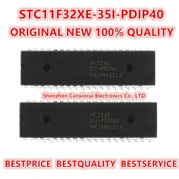 (5 бр) Оригинален Нов 100% качествен STC11F32XE-35I-PDIP40 на Електронни Компоненти, Интегрални схеми Чип