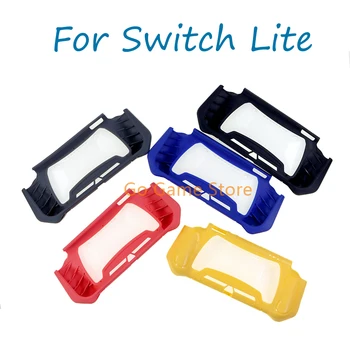 5 комплекта защитни своята практика от TPU за Nintendo Switch Lite с предпазно фолио от закалено стъкло, 6 капачки за джойстик с дръжка за палеца