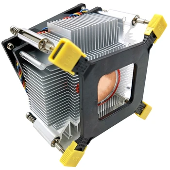 5X Вентилатора за охлаждане на cpu охладител 1366 2011 1155 4- Болт радиатор за контрол на температурата и скоростта за X58 X79