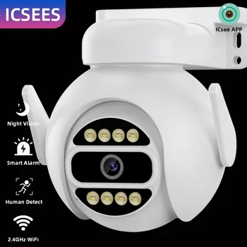 6-Мегапикселови Камери за Видеонаблюдение Външна Безжична Камера за Сигурност Smart Alarm iCSee Wifi IP Камера IMOU Автоматично Следене Cruiser 2