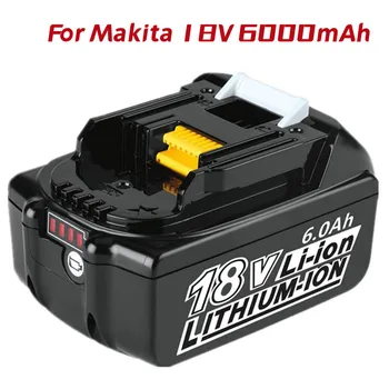 6000 mah BL1850 Взаимозаменяеми Батерия за батерии Makita 18v, акумулаторна Литиево-йонна батерия за батерии Makita 18 В BL1840 Bl1830 Bl1860 6000 mah BL1850 Взаимозаменяеми Батерия за батерии Makita 18v, акумулаторна Литиево-йонна батерия за батерии Makita 18 В BL1840 Bl1830 Bl1860 0