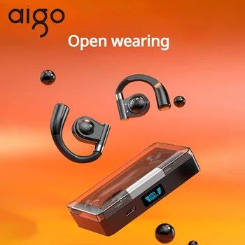Aigo SY01 Bluetooth Безжична Слушалка на Ухото на Куката Слушалки Спортни Високо Качество на Звука Детска Слушалки TWS за Xiaomi iPhone Samsung