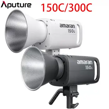 Aputure Amaran 150C, 300C RGBWW Студиен led лампа за видеозаснемане 2500 К-7500 K Фотографско осветление за директно излъчване на Снимка-запис на видео