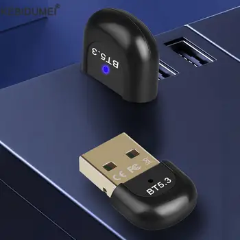 Bluetooth-адаптер за PC, Usb Bluetooth 5.3 приемник, Bluetooth 5.0 за слушалки, мишка, клавиатура, музикални аудиопередатчика