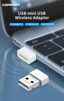 COMFAST CF-WU710NV5 Mini USB Wifi Адаптер на 2.4ghz 150 Mbit/с Антикорозионна Безжична Мрежова карта, 802.11 N и за системата Windows