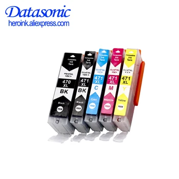 DAT compatible ink cartridge Комплект касети с мастило за Canon PGI-470/CLI-471 XXL (Pixma MG5740, MG6840, TS5040, TS6040 5цветов