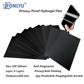 FONLYU 500 бр., защита от пръстови отпечатъци, гидрогелевая филм за екрана, съвместима с машина за рязане на фолио F140 F150 F200