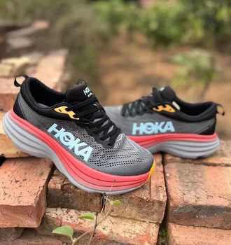HOKA Оригинални пътни маратонки Bondi 8 Hoka за бягане на дълги разстояния, леки амортизационен мъжки и дамски обувки за дейности на открито