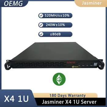 Jasminer X4-1U 520 Mh/s ETCHASH EtHash ETH Jasminer X4-1U 520 Mh/s ETCHASH EtHash ETH 0