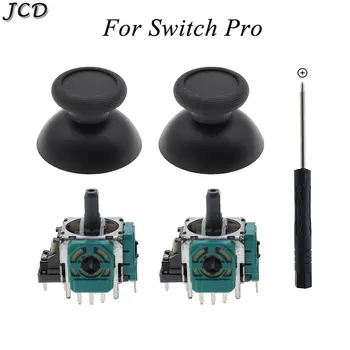 JCD За контролер Switch Pro 3D Аналогов Джойстик 3Pin Модул Сензор за Потенциометър с главни букви за палците резервни Части За Ремонт на