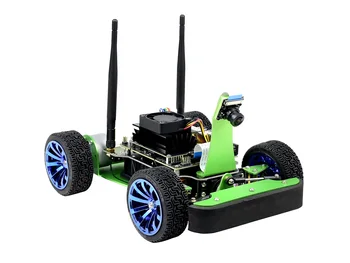 JetRacer AI Kit, състезателни робот с изкуствен интелект на базата в jetson Nano идва с NVIDIA в jetson Nano Developer Kit, версия на NVIDIA и Waveshare