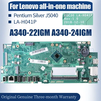 LA-H041P за Lenovo AIO A340-22IGM A340-24IGM дънна Платка за лаптоп 5B20U5403211 Pentium Silver J5040 Универсална дънна Платка за лаптоп
