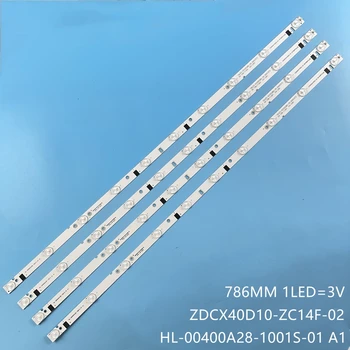 Led осветление ленти за HL-00400A28-1001S-01 CX400M03 CXD400410000-X2 CXD400410000-X3 YAL03-01035280-05 V400HJ6-PE1