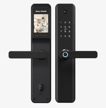 M1 Sasha Умен Парола Система за Заключване на вратите с Камера Отпечатък от Пръст Wifi Брави Цифров Хотелска Система Biometricc за Пръстови Отпечатъци Cerradura