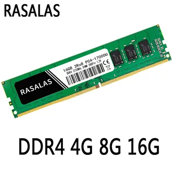 Rasalas 4GB 8GB 16G оперативна памет DDR4 DDR3 2133 2400MHz PC4L 10600U 12800 21300U 1,2 1,5 V Ram памет за настолни КОМПЮТРИ 288 Пин