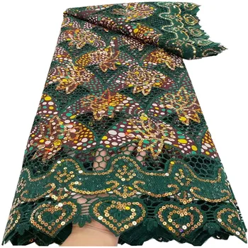 SJ Лейси африканска лейси плат 2021, благородна най-новите бродерия, френска дантела и плат за шивашки вечерни рокли в нигерия стил r4-12