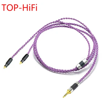 TOP-HiFi 3.5/6.35/2.5/4.4 мм 4pin XLR Балансирана Преносимото аудио кабел с 8 ядра за слушалки SRH1540 SR0 SRH1840 SRH1440